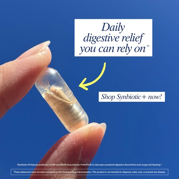 This ad features a high-definition, minimalist close-up of a supplement capsule held against a vibrant blue sky to emphasize purity and clarity.